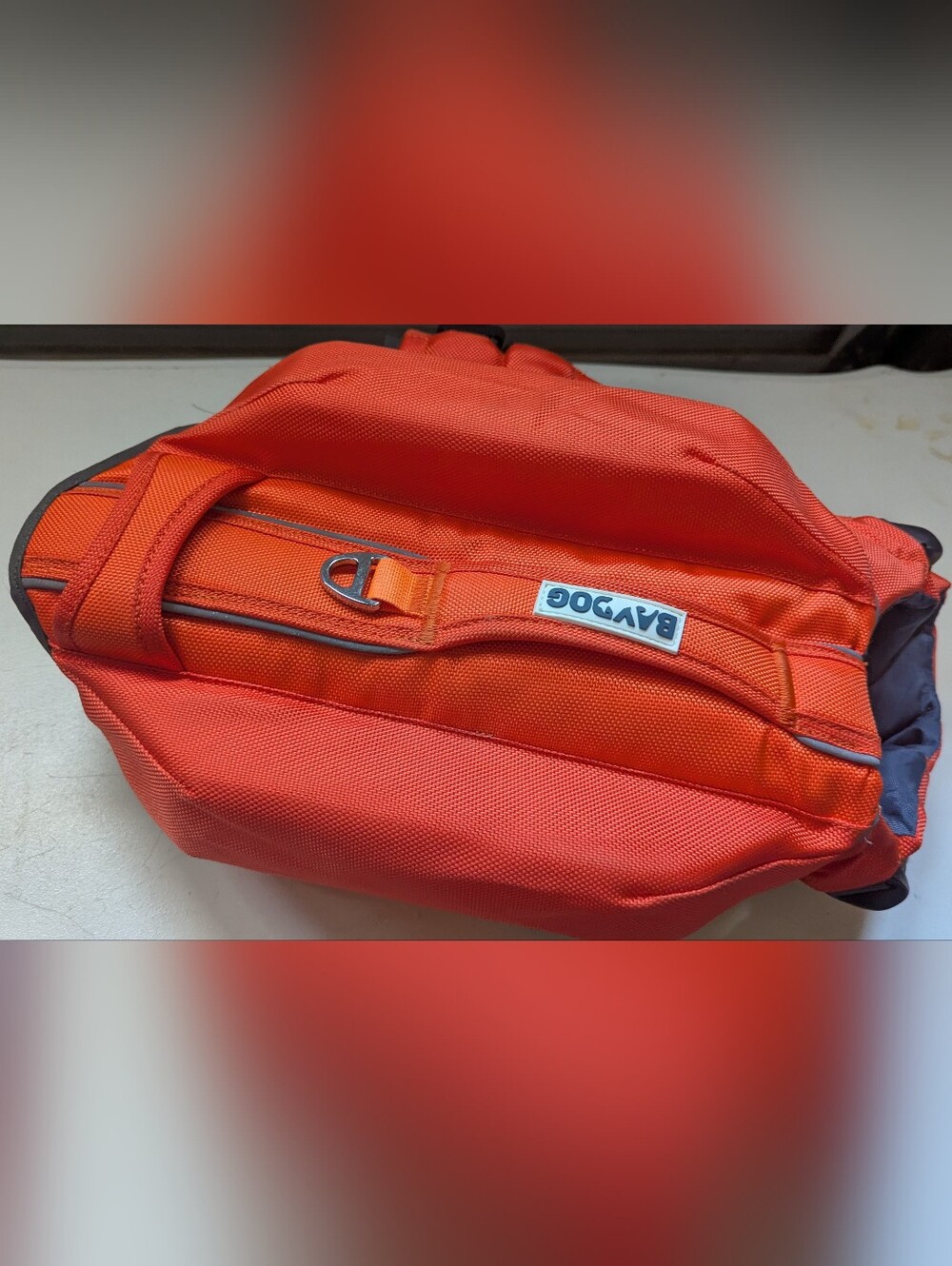 Orange Dog Life Vest